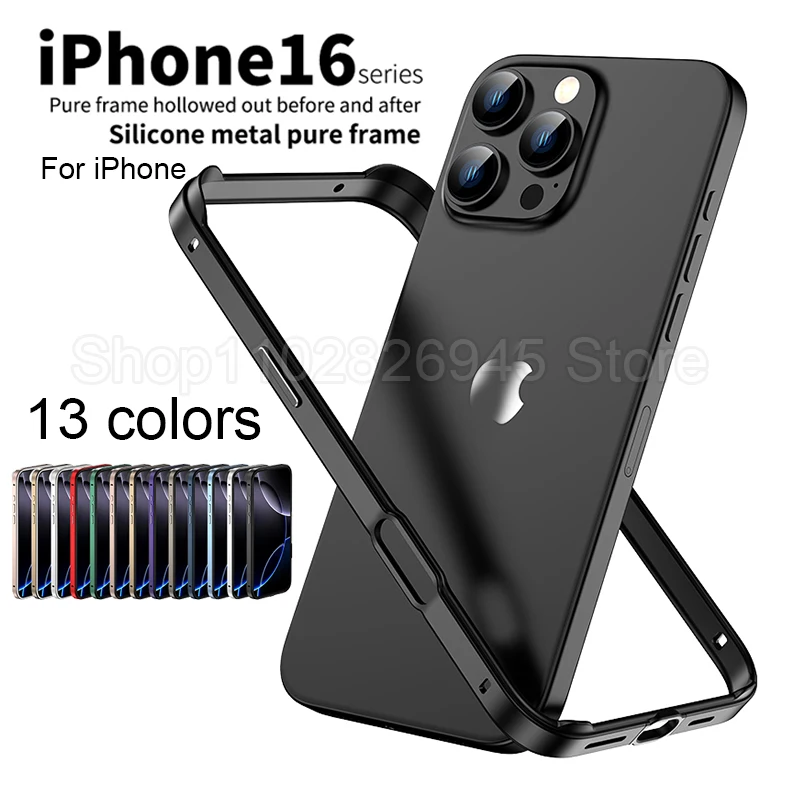 เคสโทรศัพท์แบบไฮบริดซิลิโคนพร้ - Metal Bumper Aluminum Frame Case บทวิจารณ์และราคา
