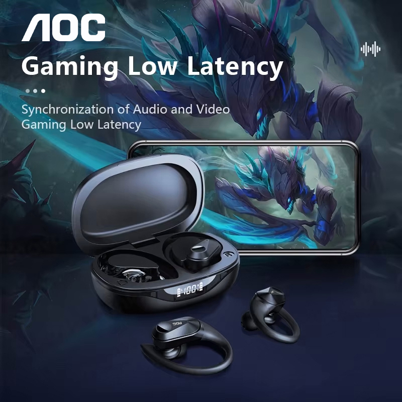 ช้อยส์ AOC ชุดหูฟังกีฬาไร้สายบ - Earphones บทวิจารณ์และราคา