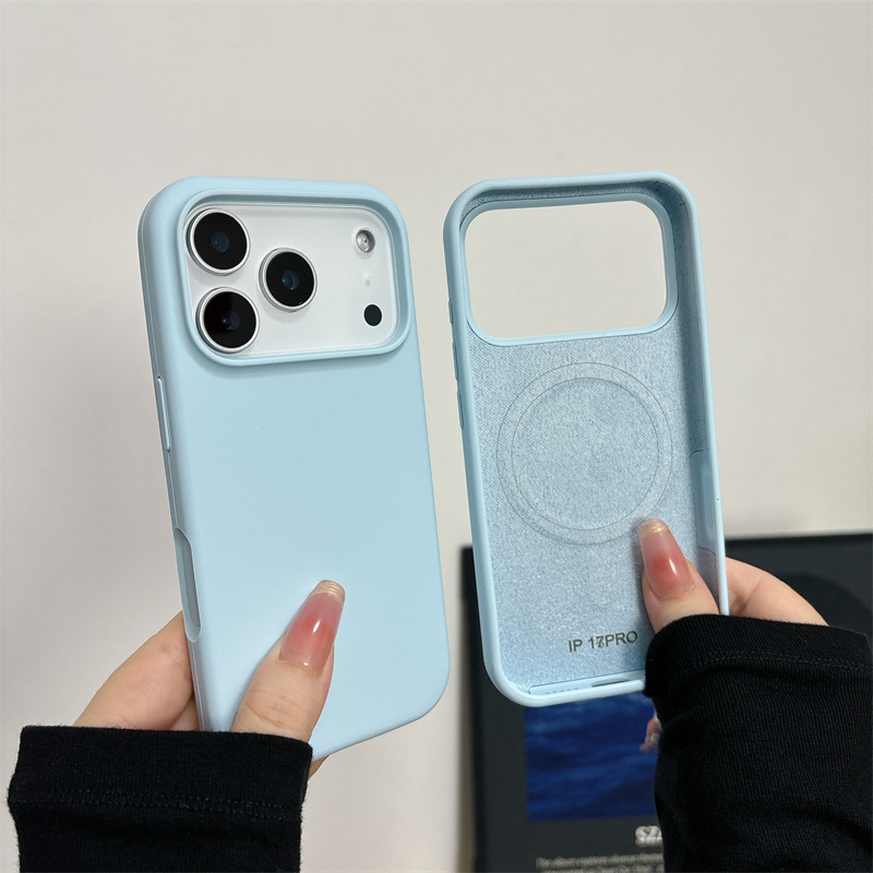 เคสซิลิโคนแม่เหล็กสำหรับ iPhon - Liquid Silicone Magnetic Phone Case บทวิจารณ์และราคา