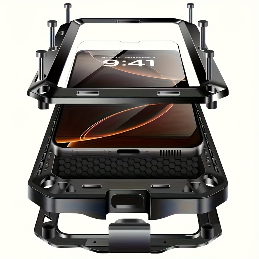 เคสโทรศัพท์โลหะเกราะหนาพิเศษ พ - Heavy Duty 360 Full Body Protective Case บทวิจารณ์และราคา